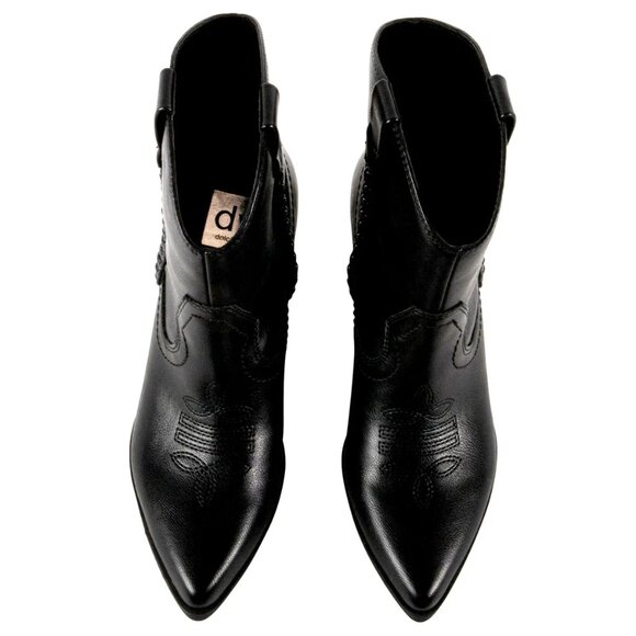 Dolce Vita KELLAR Black Western Heeled Boots - Picture 14 of 15